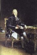 Francois Pascal Simon Gerard Portrait of French stateman Charles Maurice Talleyrand-Perigord USA oil painting artist